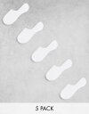 【送料無料】 ジャック アンド ジョーンズ メンズ 靴下 アンダーウェア Jack & Jones invisible socks 5 pack in white White