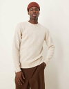 【送料無料】 セレクテッドオム メンズ ニット・セーター アウター Selected Homme knit sweater in cream speckle Moonbeam
