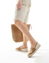 【送料無料】 エイソス メンズ サンダル シューズ ASOS DESIGN espadrilles in brown canvas mix Brown
