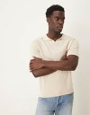 【送料無料】 セレクテッドオム メンズ ポロシャツ トップス Selected Homme knitted polo in cream Oatmeal