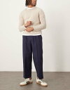 【送料無料】 エイソス メンズ カジュアルパンツ ボトムス ASOS DESIGN smart cropped balloon cotton chinos in...