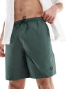【送料無料】 フレッドペリー メンズ ハーフパンツ・ショーツ 水着 Fred Perry swim shorts in dark green Green