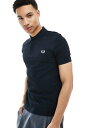 【送料無料】 フレッドペリー レディース ポロシャツ トップス Fred Perry plain polo shirt in navy Navy
