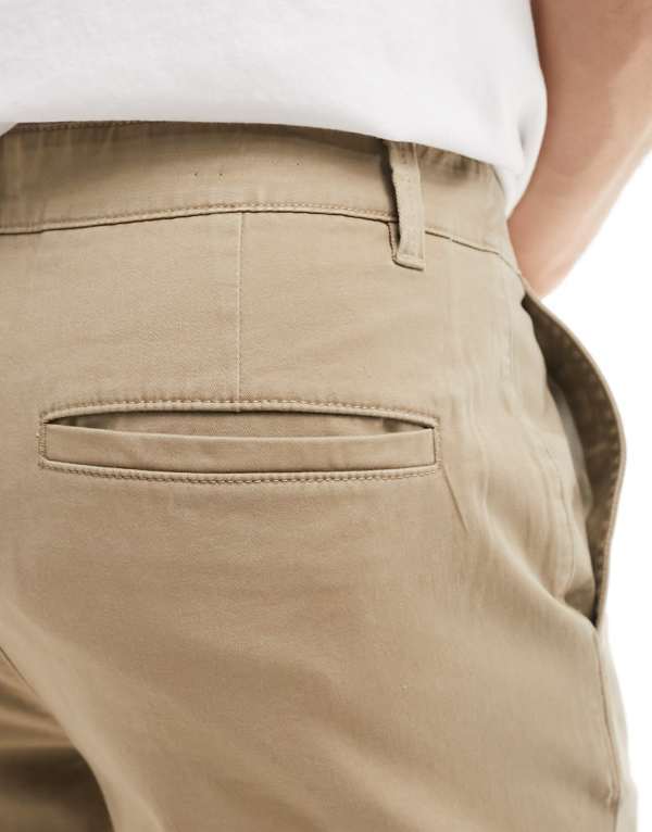 セレクテッドオム メンズ ボトムス カジュアルパンツ スリムフィット パンツ Selected Homme Bill slim fit chino pants Chinchilla ベージュ