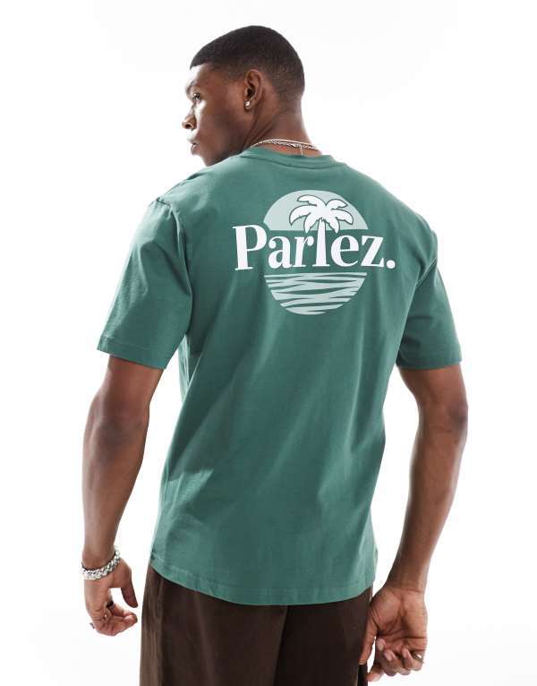 ̵ ѥ  T ȥåץ Parlez Boca short sleeve logo t-shirt with ba...