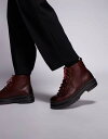 【送料無料】 ウォークロンドン メンズ ブーツ・レインブーツ シューズ Walk London eagle hiker boots in brown BROWN