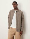 【送料無料】 セレクテッドオム メンズ シャツ トップス Selected Homme oversized flannel shirt in brown Chocolate torte