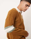 【送料無料】 エイソス メンズ ポロシャツ トップス ASOS DESIGN relaxed fluffy knitted rugby polo with sl...