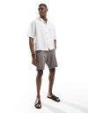 【送料無料】 ブレーブソウル メンズ ハーフパンツ・ショーツ ボトムス Brave Soul chino shorts in taupe Taupe