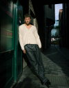 【送料無料】 トップマン メンズ カーディガン アウター Topman relaxed fit fluffy cardigan in ecru Ecru