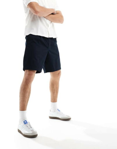 【送料無料】 フレッドペリー メンズ ハーフパンツ・ショーツ ボトムス Fred Perry wide leg woven shorts in navy Navy 【送料無料】 フレッドペリー メンズ ハーフパンツ・ショーツ ボトムス Fred Perry wide leg woven shorts in navy Navy