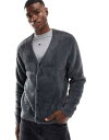 【送料無料】 ジャック アンド ジョーンズ メンズ カーディガン アウター Jack & Jones oversized fluffy cardigan in ...