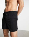 【送料無料】 オンリーアンドサンズ メンズ ハーフパンツ・ショーツ 水着 Only & Sons Swim Shorts In Black Black(4)