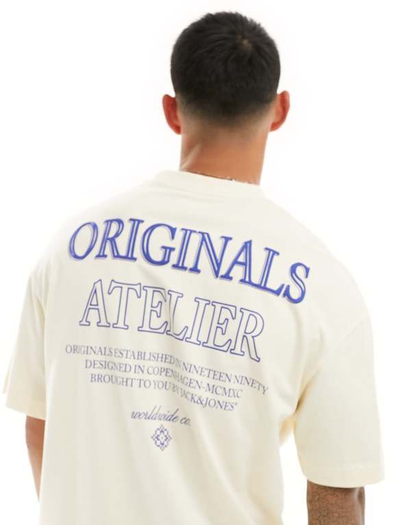 ̵ å  硼  T ȥåץ Jack & Jones oversized T-shirt wit...