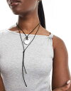 【送料無料】 エイソス レディース ネックレス・チョーカー・ペンダントトップ アクセサリー ASOS DESIGN necklace with multirow...