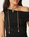 【送料無料】 エイソス レディース ネックレス・チョーカー・ペンダントトップ アクセサリー ASOS DESIGN multirow necklace with...