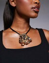 【送料無料】 エイソス レディース ネックレス・チョーカー・ペンダントトップ アクセサリー ASOS DESIGN necklace with large ha...
