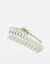 【送料無料】 リクレイム ヴィンテージ レディース ヘアアクセサリー アクセサリー Reclaimed Vintage hair claw clip in gr...
