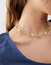 【送料無料】 リクレイム ヴィンテージ レディース ネックレス・チョーカー・ペンダントトップ アクセサリー Reclaimed Vintage wire flo...