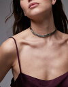 【送料無料】 トップショップ レディース ネックレス・チョーカー・ペンダントトップ アクセサリー Topshop Nate triple block neckl...