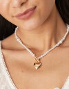 【送料無料】 エイソス レディース ネックレス・チョーカー・ペンダントトップ アクセサリー ASOS DESIGN short necklace with pe...