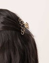 【送料無料】 エイソス レディース ヘアアクセサリー アクセサリー ASOS DESIGN hair claw with heart design in gol...