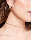 【送料無料】 エイソス レディース ネックレス・チョーカー・ペンダントトップ アクセサリー ASOS DESIGN choker necklace with f...