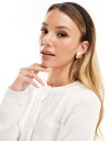 【送料無料】 エイソス レディース ヘアアクセサリー アクセサリー ASOS DESIGN alice band in black Black