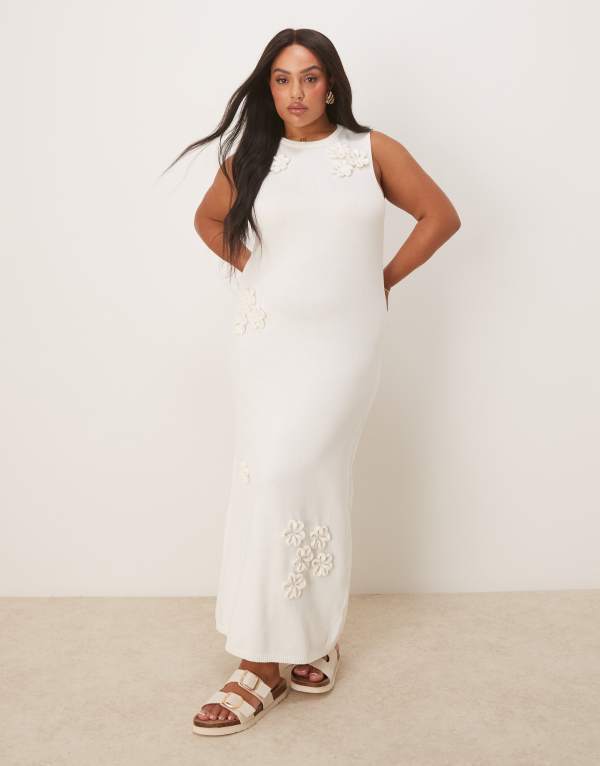 【送料無料】 エイソス レディース ワンピース トップス ASOS DESIGN Curve kni
