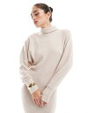 【送料無料】 エイソス レディース ワンピース トップス ASOS DESIGN super soft fluffy funnel neck kimono sl...