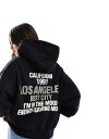 【送料無料】 プルアンドベアー レディース パーカー・スウェット アウター Pull&Bear LA hoodie in black Black