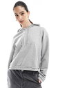【送料無料】 モンキ レディース パーカー・スウェット アウター Monki terry hoodie in light gray Gray
