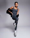 【送料無料】 ザ クチュール クラブ レディース レギンス ボトムス The Couture Club sculpting stretch crossover waistband leggings in charcoal - part of a set CHARCOAL(4)