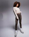 【送料無料】 エイソス レディース レギンス ボトムス ASOS DESIGN leggings in chocolate Chocolate