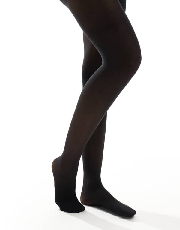 【送料無料】 ピーシーズ レディース レギンス ボトムス Pieces 20 denier shape tights in black Black