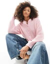 【送料無料】 エイソス レディース カーディガン アウター ASOS DESIGN batwing knitted cardigan in soft pink ...