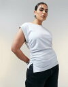 【送料無料】 エイソス レディース ベスト トップス ASOS DESIGN Curve corset waist sharp shoulder tank to...