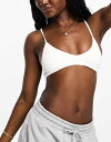 【送料無料】 コットンオン レディース ブラジャー アンダーウェア Cotton:On seamless triangle padded bralette in white WHITE(4)