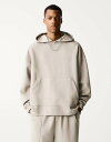 【送料無料】 プルアンドベアー メンズ パーカー・スウェット アウター Pull&Bear premium hoodie in gray Gray(4)
