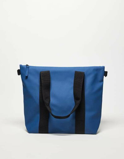 【送料無料】 レインズ レディース トートバッグ バッグ Rains Tote Bag Mini with tonal logo in blue Pulse 【送料無料】 レインズ レディース トートバッグ バッグ Rains Tote Bag Mini with tonal logo in blue Pulse
