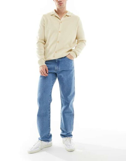 【送料無料】 ラングラー メンズ デニムパンツ ボトムス Wrangler 13MWZ original cowboy straight fit jeans in light wash light wash 【送料無料】 ラングラー メンズ デニムパンツ ボトムス Wrangler 13MWZ original cowboy straight fit jeans in light wash light wash