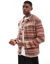 【送料無料】 リバーアイランド メンズ カーディガン アウター River Island brushed stripe cardigan in multi PI...