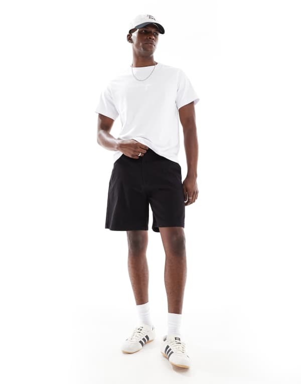 【送料無料】 オンリーアンドサンズ メンズ ハーフパンツ・ショーツ ボトムス ONLY & SONS loose fit shorts in black Black