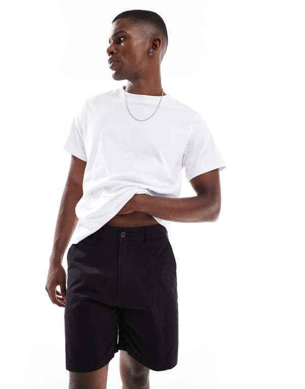 【送料無料】 オンリーアンドサンズ メンズ ハーフパンツ・ショーツ ボトムス ONLY & SONS loose fit shorts in black Black