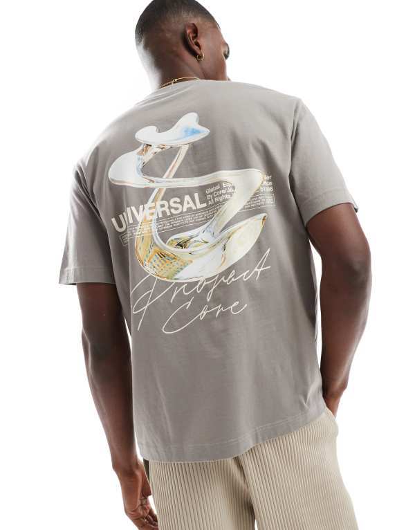 ̵ å  硼  T ȥåץ Jack & Jones oversized t-shirt wit...