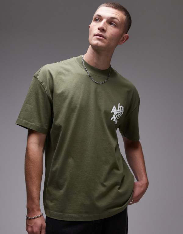 ̵ 륻  T ȥåץ AllSaints Orlando back print T-shirt in e...