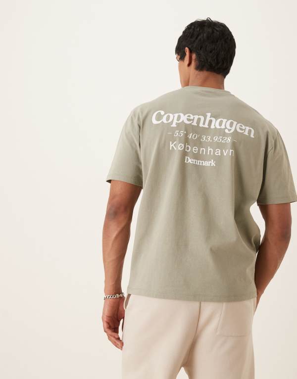 ̵   T ȥåץ ASOS DESIGN relaxed t-shirt with copenhagen ...
