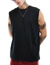 【送料無料】 エイソス メンズ タンクトップ トップス ASOS DESIGN oversized tank top with dropped armholes...