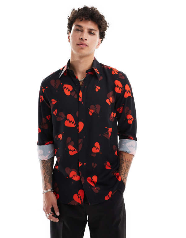 ̵ ĥƥå ƥ顼   ȥåץ Twisted Tailor long sleeve shirt with ...