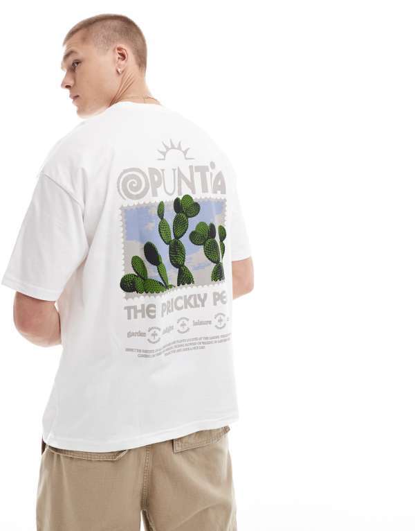 ̵   T ȥåץ ASOS DESIGN relaxed T-shirt with outdoor bac...